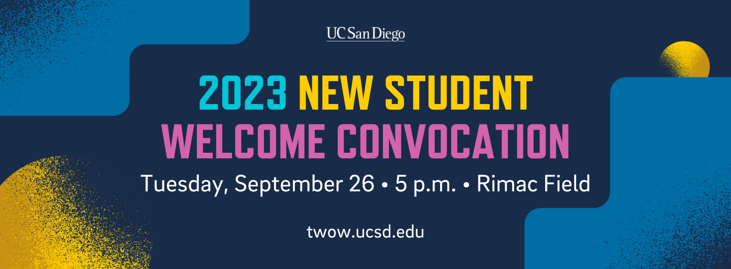 New Student Convocation graphic